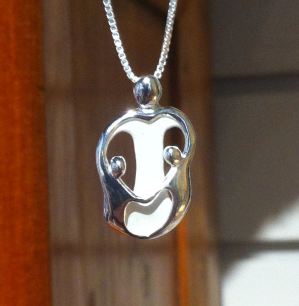 Mother and child pendant